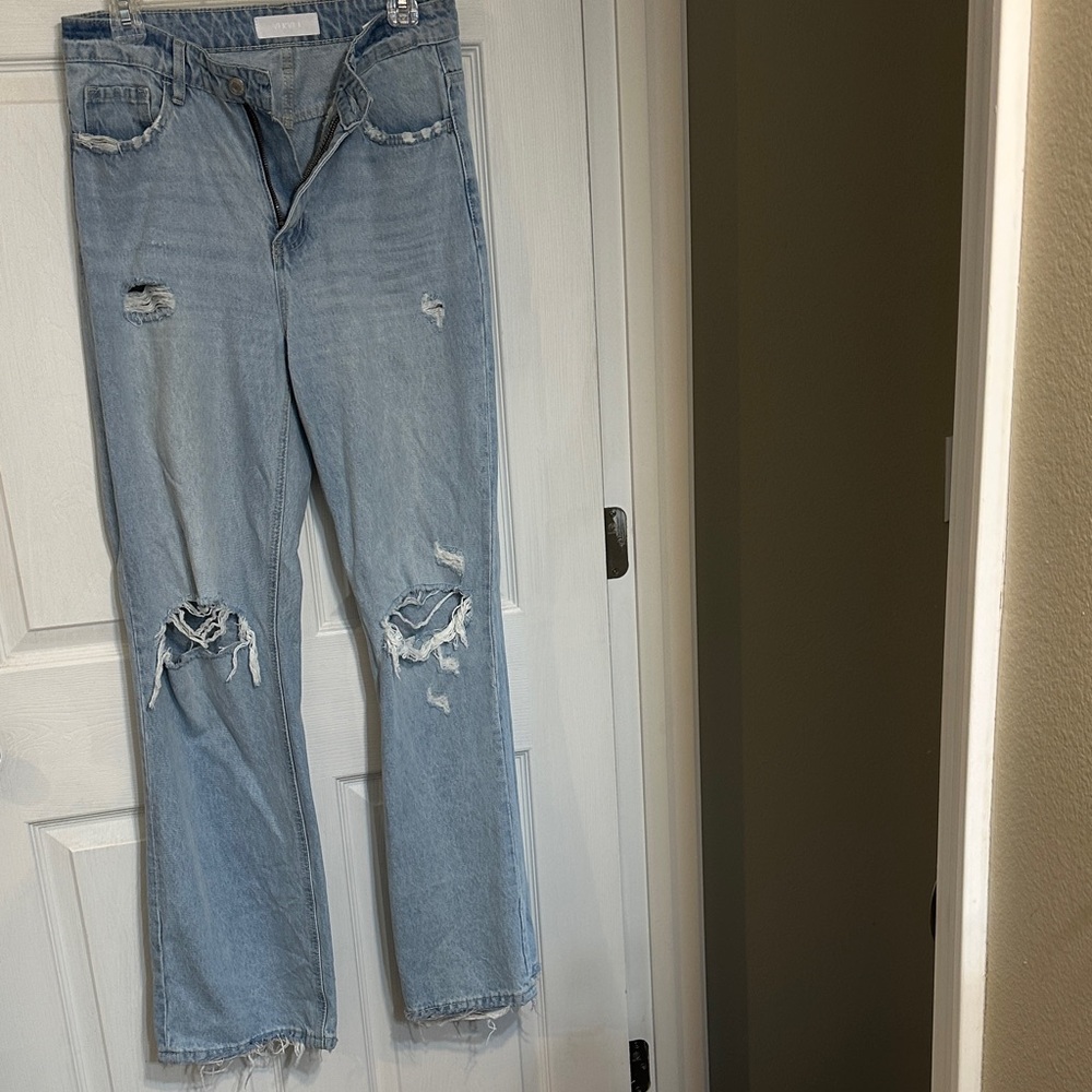 Vervet Distressed Light Blue Women's Jeans